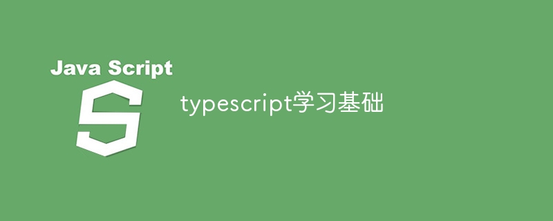 typescript学习基础