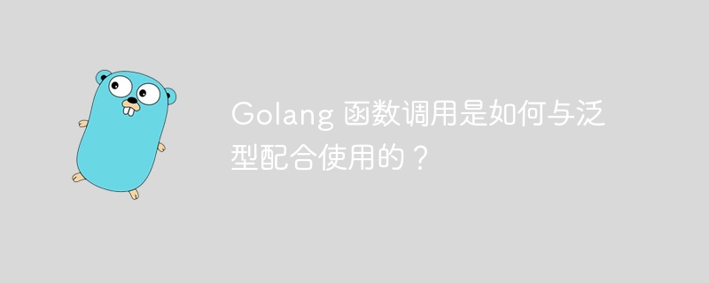 Golang 函数调用是如何与泛型配合使用的？