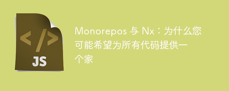 monorepos 与 nx：为什么您可能希望为所有代码提供一个家