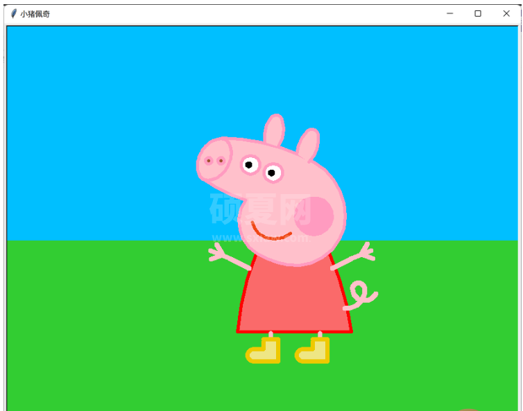 Python怎么利用Turtle绘制哆啦A梦和小猪佩奇