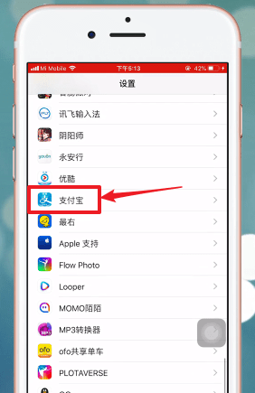 支付宝设置摄像头权限的图文操作截图