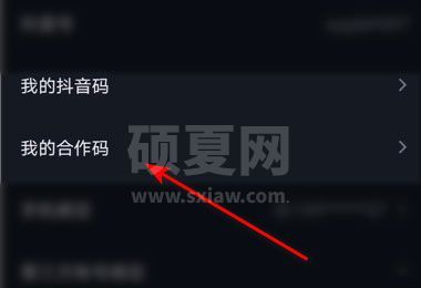 抖音如何打开合作码?抖音打开合作码的方法截图
