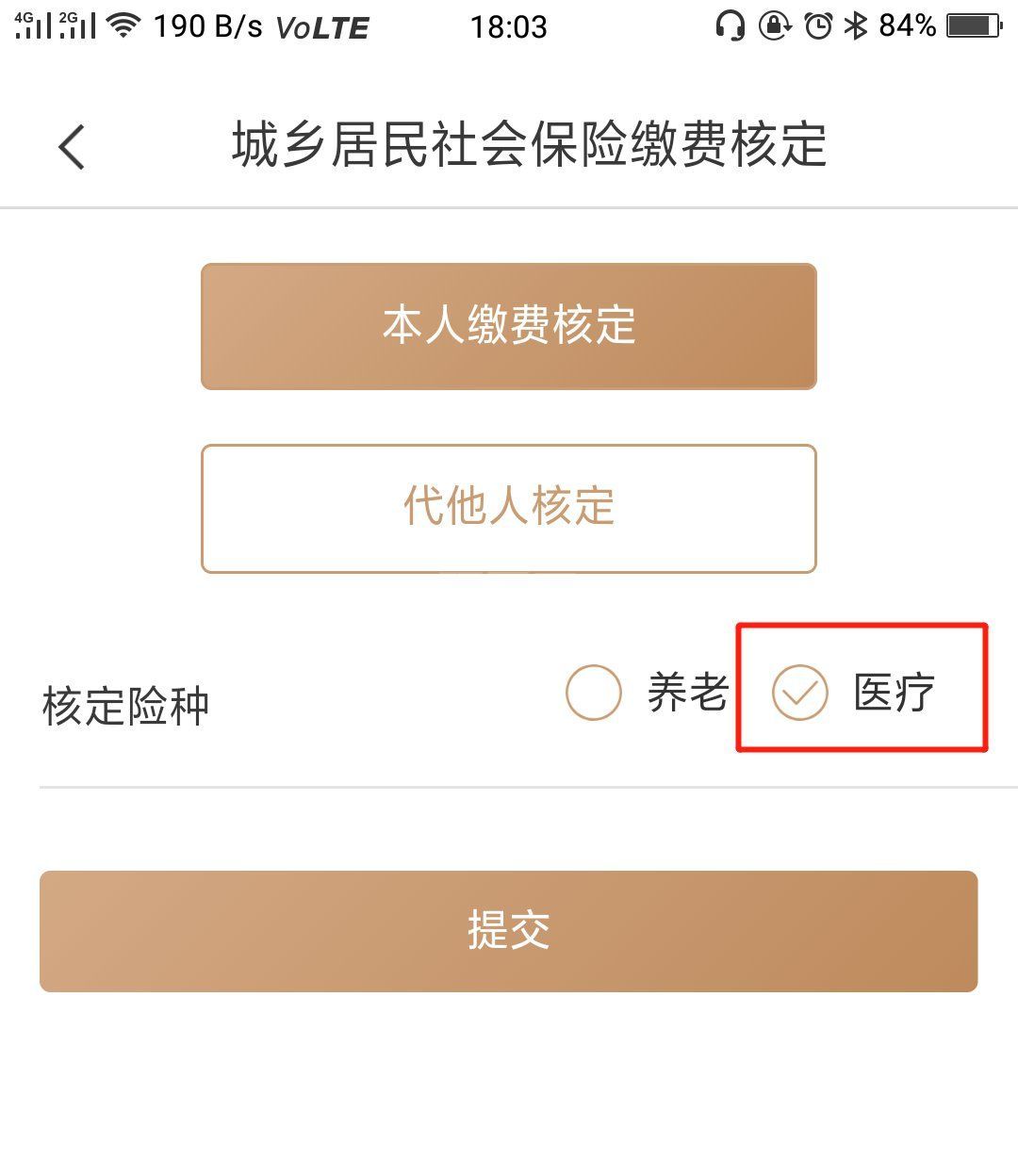 我的宁夏如何交城乡居民医疗保险？我的宁夏交城乡居民医疗保险方法截图