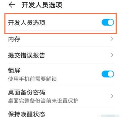 华为p40开发者模式怎么关闭?华为p40开发者模式关闭方法截图