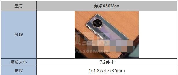 荣耀x30max多大多重？荣耀x30max重量尺寸介绍