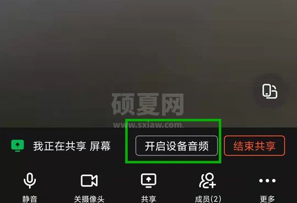 钉钉怎么设置共享屏幕声音?钉钉开启设备音频教程截图