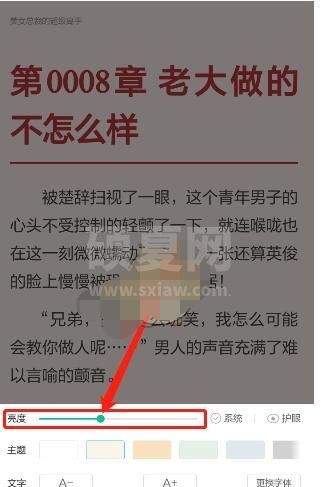 当当云阅读怎么调亮度?当当云阅读设置亮度的方法截图