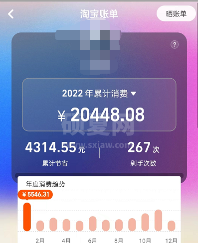 淘宝2022年度账单怎么查看？淘宝2022年度账单查看教程截图