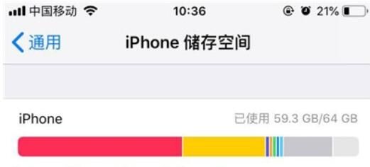 iPhone11pro max查看内存情况的操作流程截图