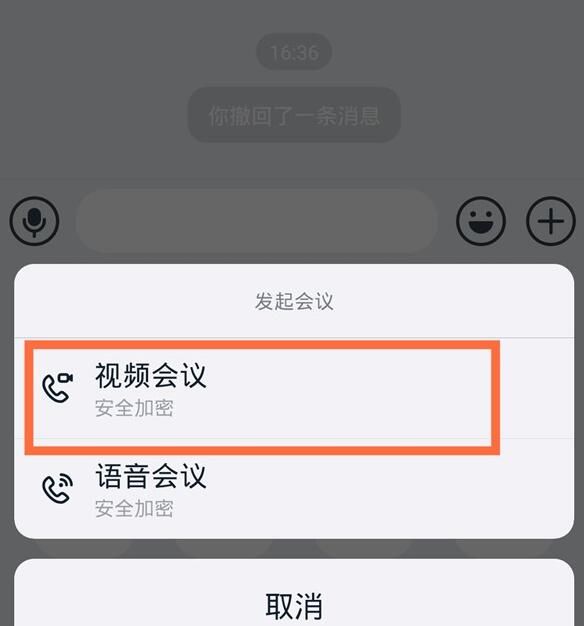 手机钉钉发起视频会议的详细方法截图