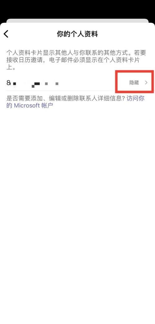 Microsoft Teams怎么显示个人资料？Microsoft Teams显示个人资料教程截图