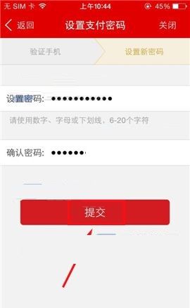 国美在线APP设置支付密码的操作流程截图