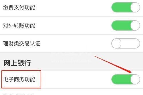 手机工商银行如何开通电子商务功能?手机工商银行开通电子商务功能的方法截图