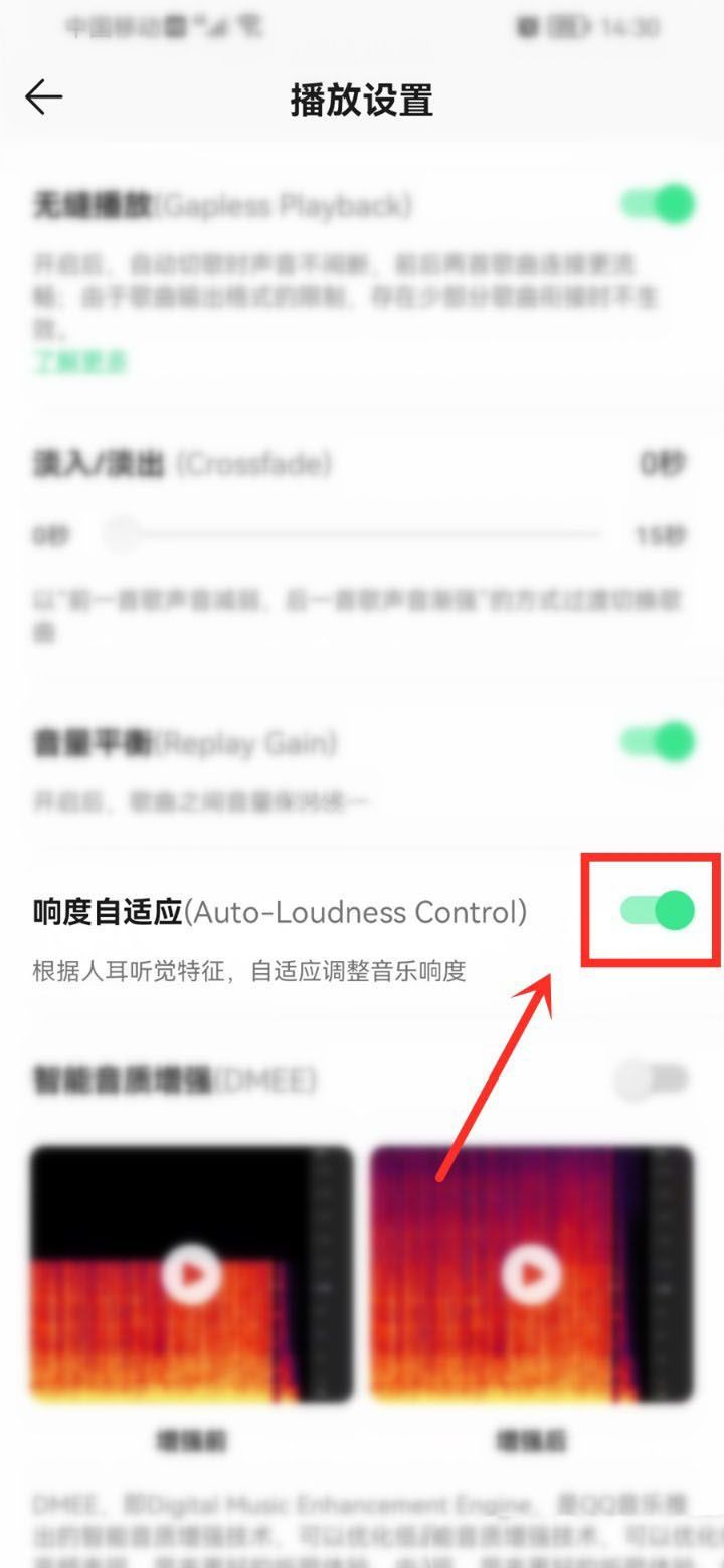 QQ音乐自动调节音量怎么开启？QQ音乐自动调节音量开启方法截图