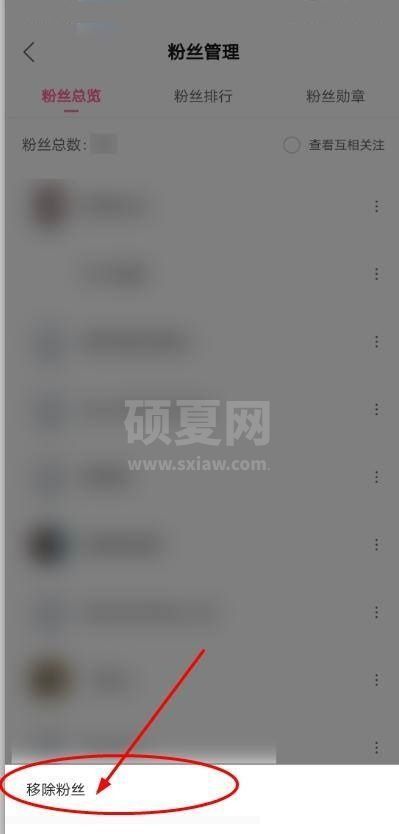 哔哩哔哩怎么移除粉丝?哔哩哔哩移除粉丝教程截图