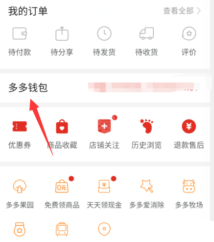 拼多多多多钱包余额怎么查看?拼多多多多钱包余额查看方法截图