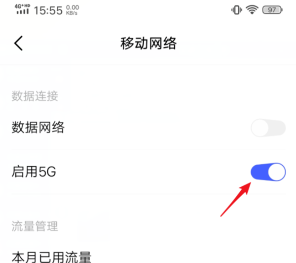 iQOONeo5s如何打开5G?iQOONeo5s打开5G的方法截图