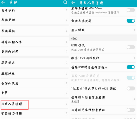 在华为mate10中开启开发者选项的方法讲解截图