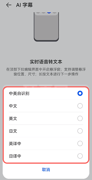 鸿蒙在哪里实时翻译字幕?鸿蒙中实时翻译字幕的方法截图