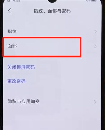 vivoy91使用人脸解锁的设置方法截图