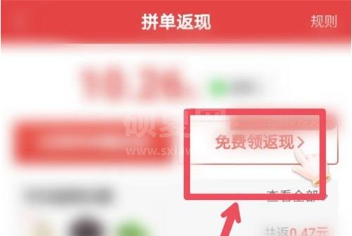 拼多多怎么领取拼单返现？拼多多领取拼单返现的方法截图