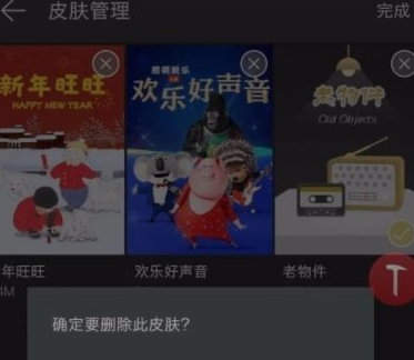 网易云音乐删掉下载皮肤的基础操作截图