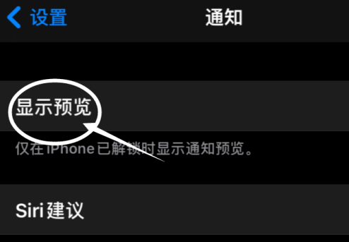 iPhone12怎么不显示通知预览 iPhone12设置显示消息通知的方法截图