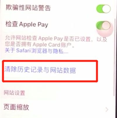 iphone11清除Safari浏览器历史记录的方法截图