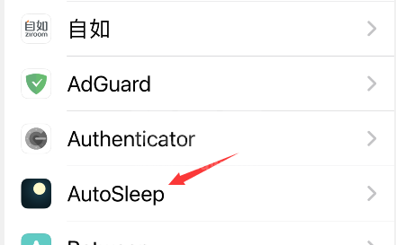 autosleep如何设置成英文？autosleep设置成英文方法分享截图