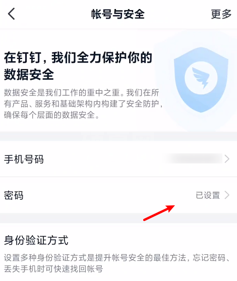 钉钉怎么修改账号密码 钉钉更改登录密码步骤截图