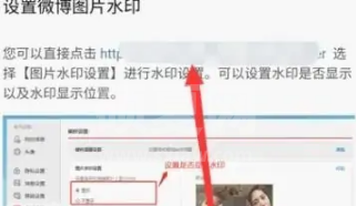 微博怎么设置水印在中间?微博设置水印在中间方法截图