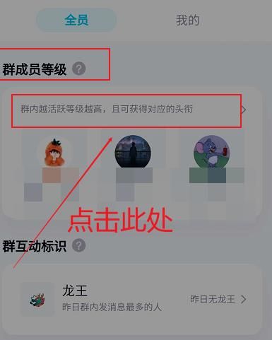 如何查询自己在QQ群中的等级?QQ群查询自己等级的方法截图