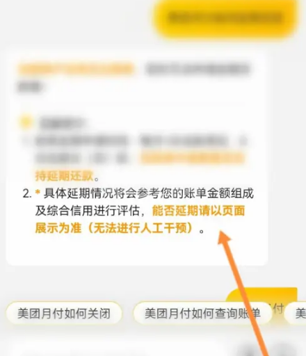 美团怎么办理延期还款?美团办理延期还款教程截图