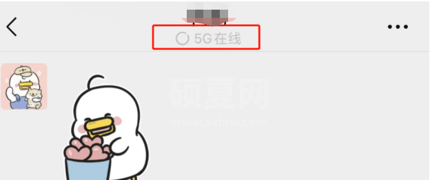 微信5g在线怎么设置？微信自定义在线状态方法分享截图