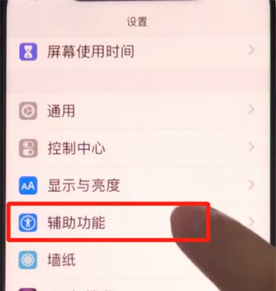 iphone11中显示小白点的操作方法截图