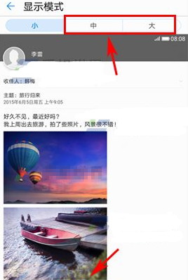 在华为nova3i中调整图标大小的具体方法截图