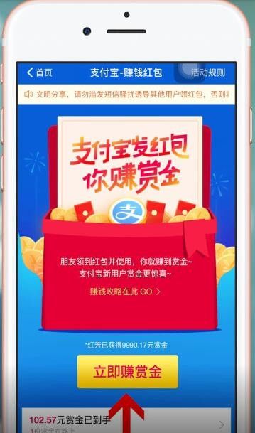 支付宝APP设置搜索码的操作过程截图