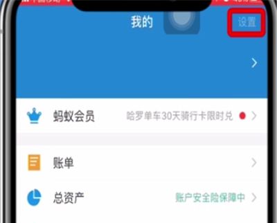 支付宝钱包锁设置的操作方法截图