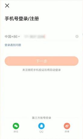 大众点评进行登录的简单操作截图