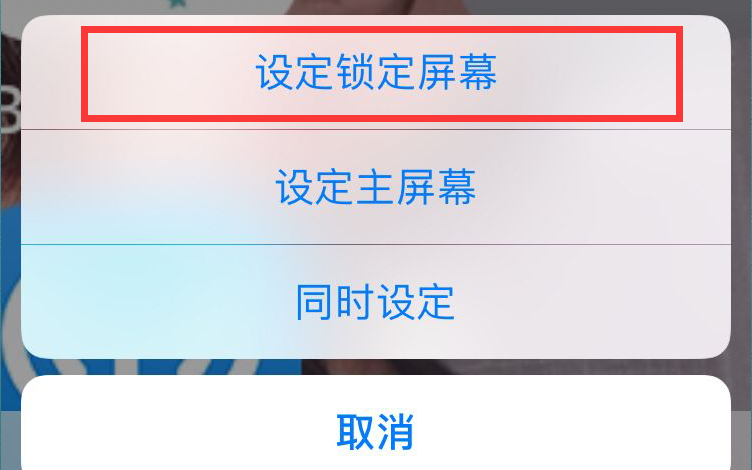 iphone中设置壁纸的方法步骤截图