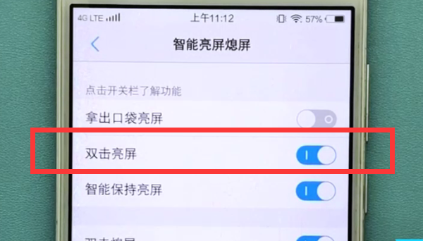 vivo手机中打开双击亮屏的方法步骤截图