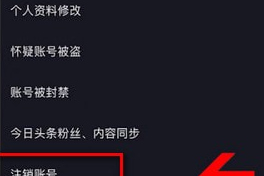 注销抖音号的操作步骤截图