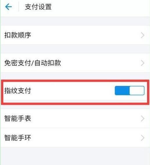 华为畅享9plus设置支付宝指纹支付的操作流程截图