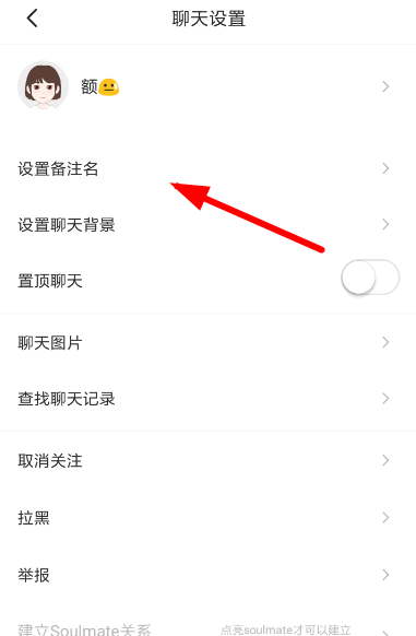 soul设置备注名的基础操作截图