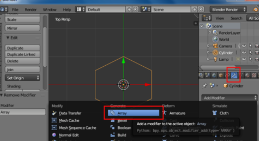 blender制作蜂窝网格的图文操作截图