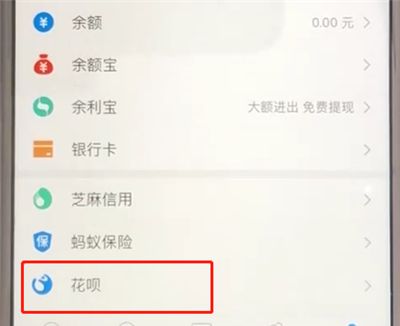 支付宝关闭花呗功能的操作教程截图