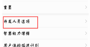 荣耀10青春版找到开发者选项的操作过程截图