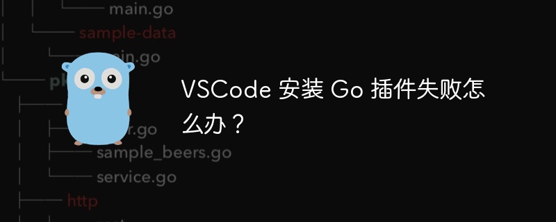 vscode 安装 go 插件失败怎么办？