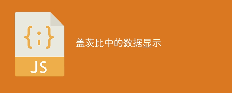 盖茨比中的数据显示