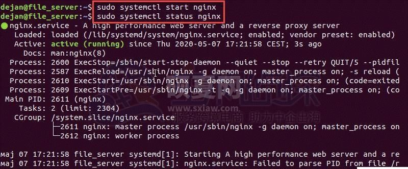 Linux下如何启动、关闭Nginx